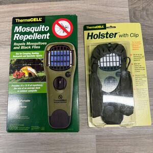 New unsealed, BUNDLE! ThermaCELL Mosquito Repellent Plus Holster with Clip